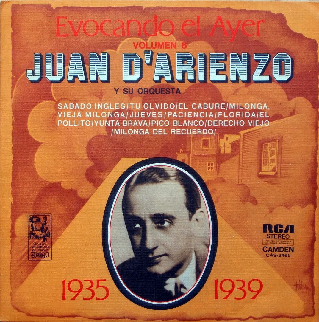 Portada 2 - Juan D'arienzo - Evocando el ayer Vol.6 (1935-1939)