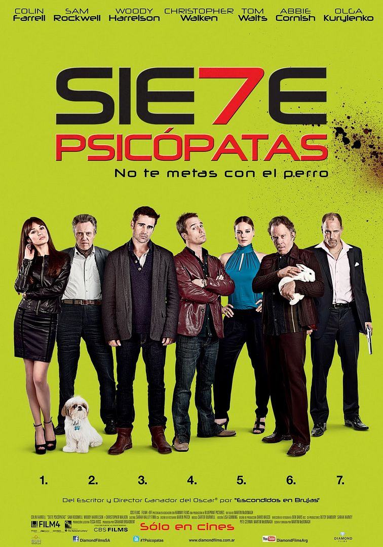 Siete20psicC3B3patas20 20Cartel - Siete psicopatas Dvdrip Español (2012) Comedia