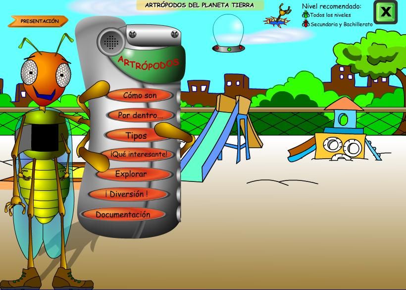 artropodos - Los Artropodos del Planeta Tierra (Primaria y Secundaria) PC Interactivo