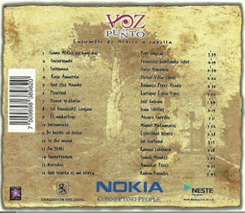 contraportada - Voz en Punto - Ensamble