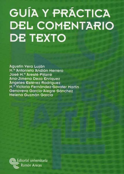 guia y practica del comentario de texto 9788499610016 - Guia Practica del Comentario de Texto I y II UNED