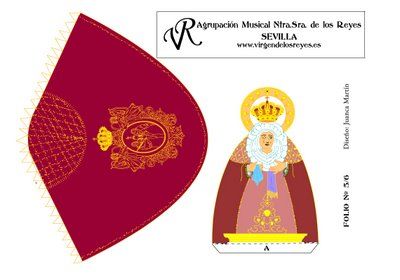 maquetapaliocolor05 - Recortable Paso de Palio Semana Santa de Sevilla