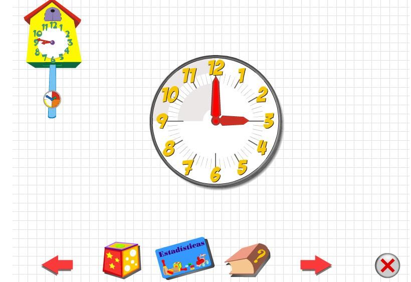 reloj - Matematicas Infantil (El Reloj) PC Interactivo