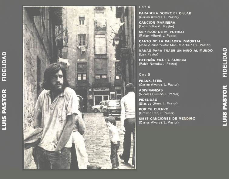 Fidelidad trasera - Luis Pastor: Discografía