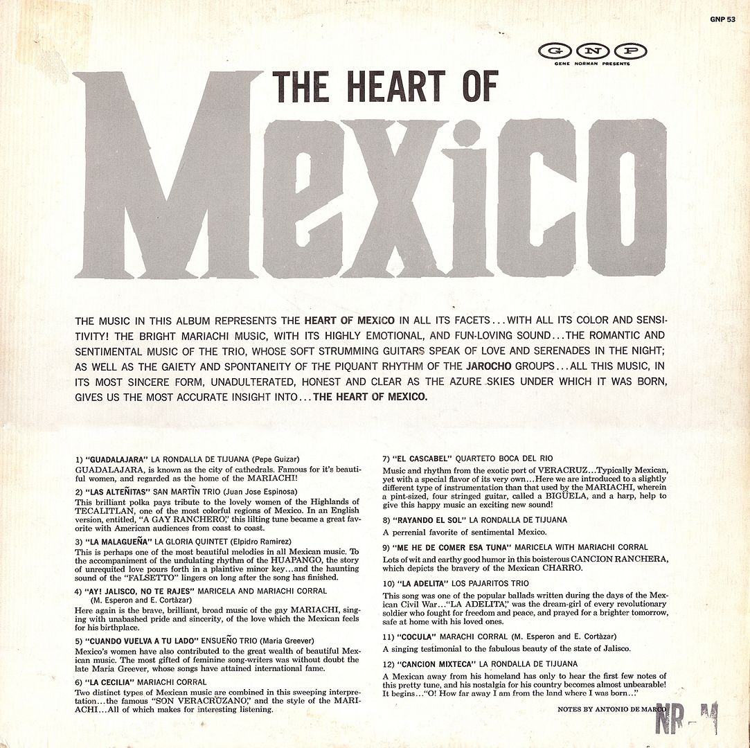 HOM202 - The Hearth of Mexico - Exciting musica tipica recorded in Mexico