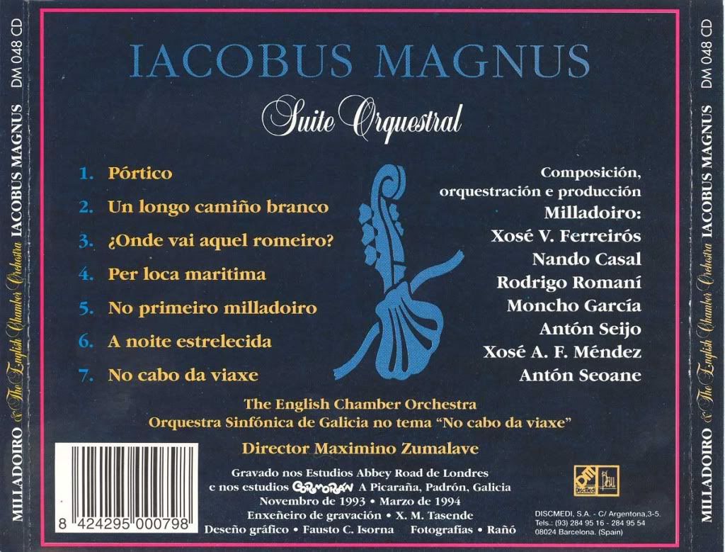 Iacobus Magnus rev - Milladoiro: Discografia