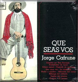JorgeCafrune Queseasvos Frentevinilo - Jorge Cafrune - Que seas vos