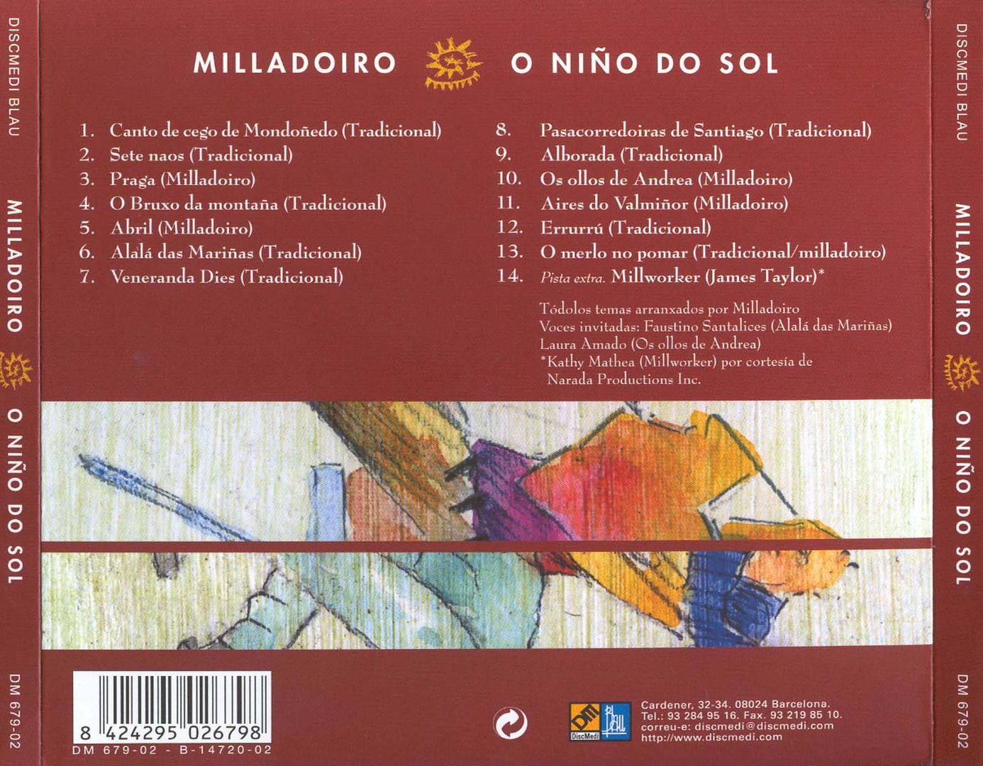 Oniodosolrev - Milladoiro: Discografia