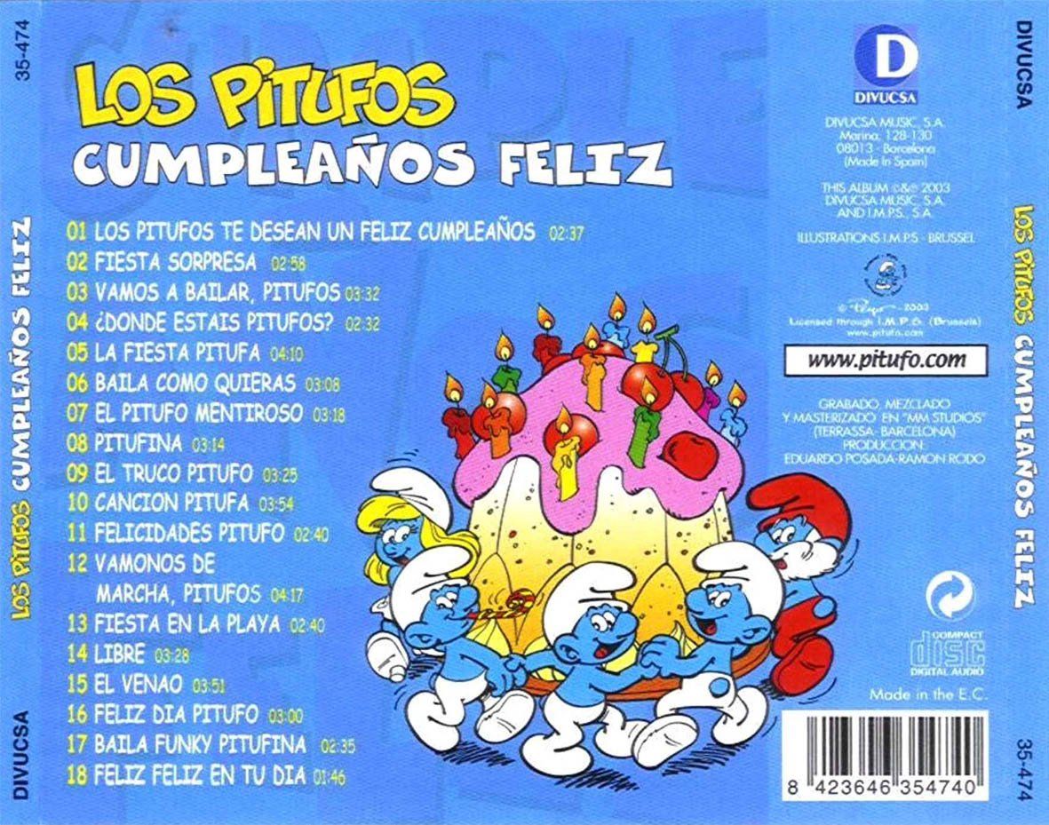 2837 4916BC44 - Los pitufos Cumpleaños Feliz