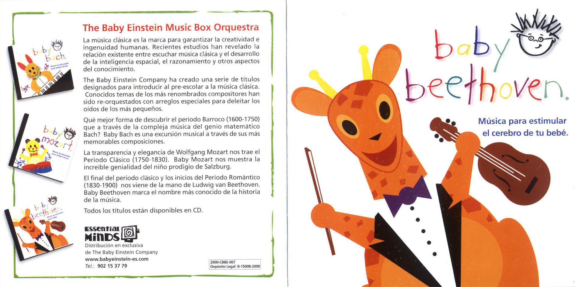 Baby Beethoven Musica Para Estimular El Cerebro De Tu Bebe Del 2000 In01 - Baby Einstein - Beethoven