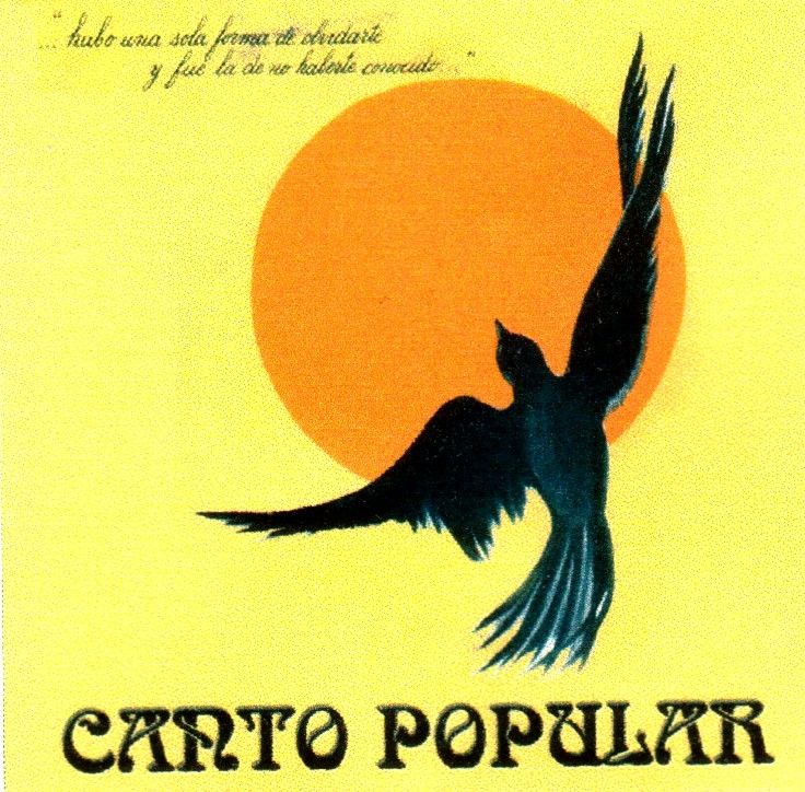 CantoPopular1991 Palabraazul frontal - Canto Popular - Palabra Azul (1991) MP3