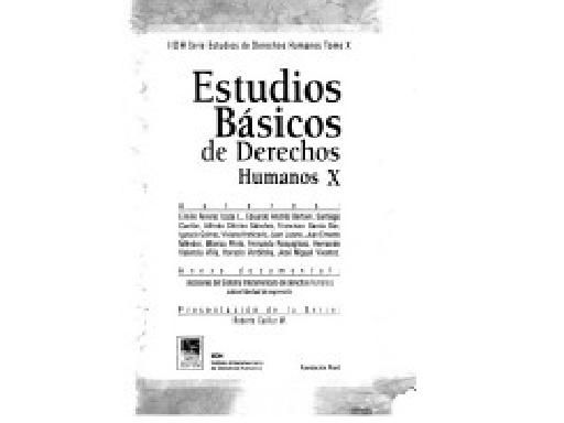 DERECHOS - ESTUDIOS BASICOS DE DERECHOS HUMANOS (10 Vol.)