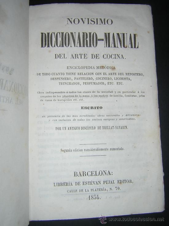 DiccionarioArteCocina2 - Novisimo Diccionario Manual del Arte de Cocina
