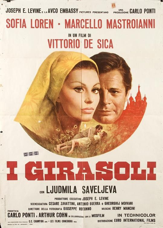 Los girasoles 538094792 large - Los Girasoles Dvdrip Español (1970) Drama