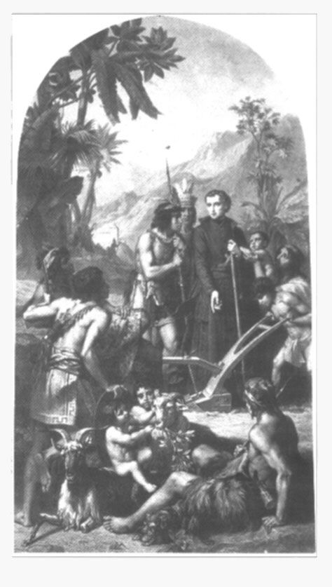 alegoria jesuita modificado - Relación abreviada de la república que los jesuitas de las provincias de Portugal y España establecieron en los dominios ultr