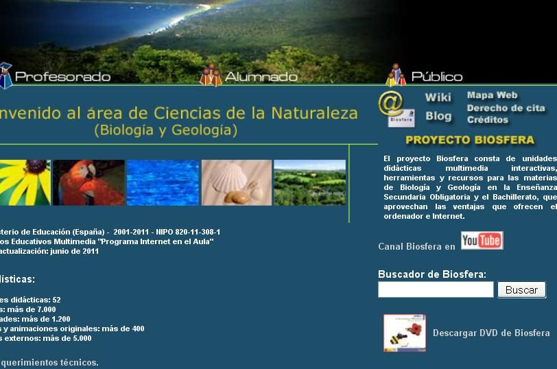 biosfera - Proyecto Biosfera Dvd (Pc Interactivo)