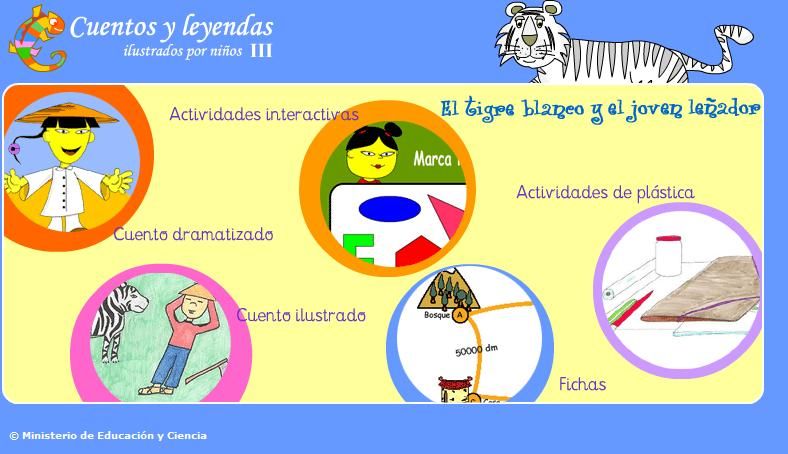 cuentosyleyendas2 - Cuentos y leyendas ilustrados por Niños (3-11 años) (PC Interactivo)