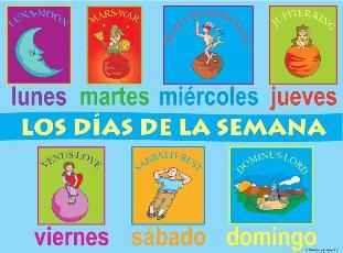 dias de la semana - Días de la Semana