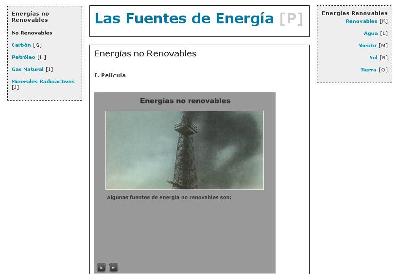 energia - Las fuentes de energía (Pc Interactivo)