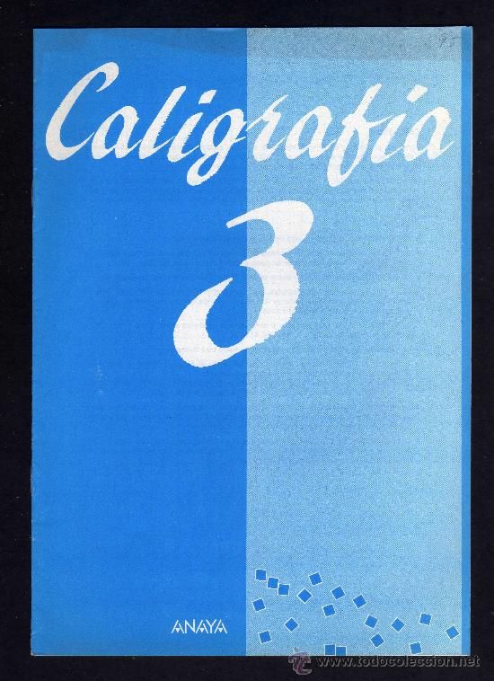 28052998 - Cuaderno caligrafia Anaya 3