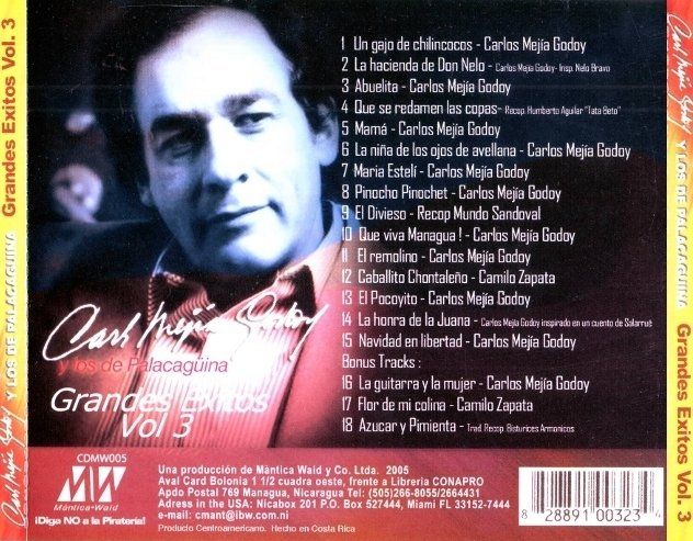 9B47 4D0F48D1 - Carlos Mejía Godoy - Grandes Exitos Vol. 3 [MP3] [2005]