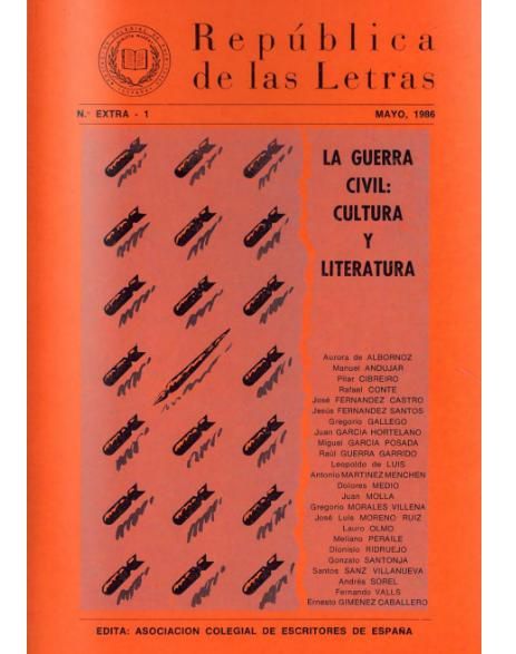 CULTURA - La guerra civil: Cultura y literatura