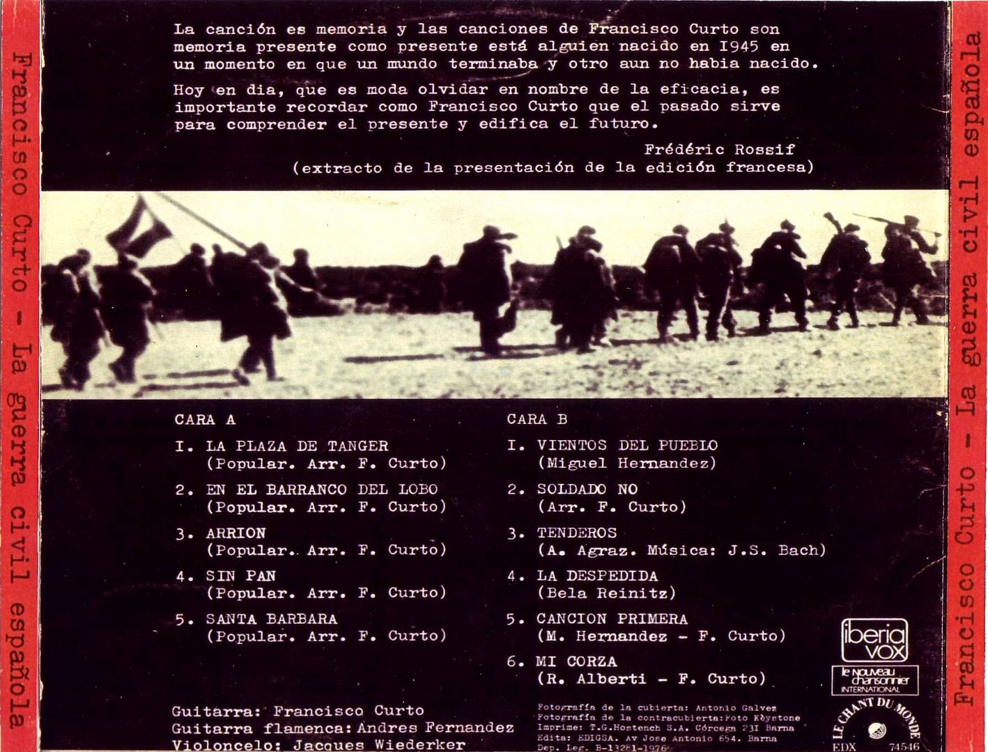 F2B7 49B38F70 - Francisco Curto - La Guerra Civil española 1976 MP3