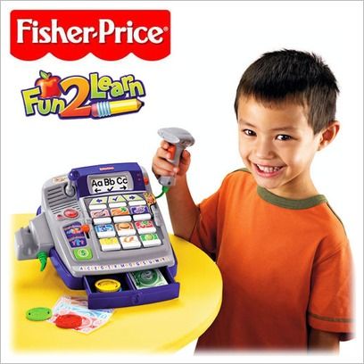 Fisher Price  Fun 2 Learn 2 in 1 Learning Cash Register - Learning Fun - Fisher Price 1 y 2