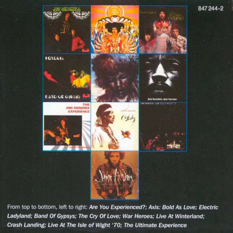 JimiHendrix 1986 JimiPlaysMonterey Inside - Discografia J.Hendryix