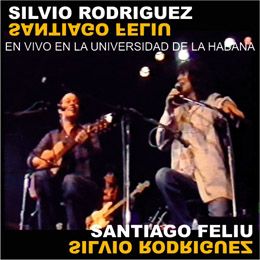 SILVIOUNIVERSIDAD - Silvio Rodriguez con Santiago Feliú -  En la Univ. de La Habana (1985)
