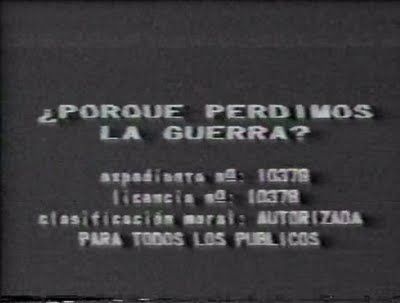 Sint25C325ADtulo - ¿Por qué perdimos la guerra? (1978) Vhsrip Español