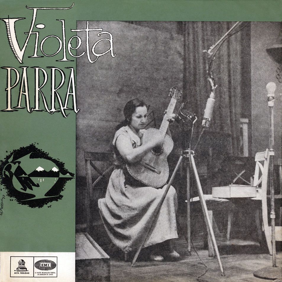 Violeta Parra El Folklore De Chile Volumen I Canto Y Guitarra Frontal - Violeta Parra, canto y guitarra (Folklore de Chile Vol. I) (1956) MP3