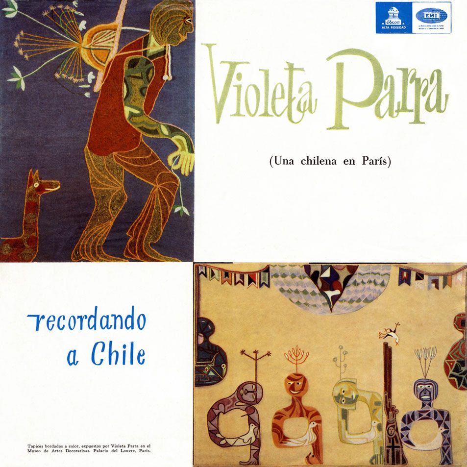 Violeta Parra Recordando A Chile Una Chilena En Paris Frontal - Violeta Parra - Recordando a Chile (Una chilena en París) [MP3] [1965]