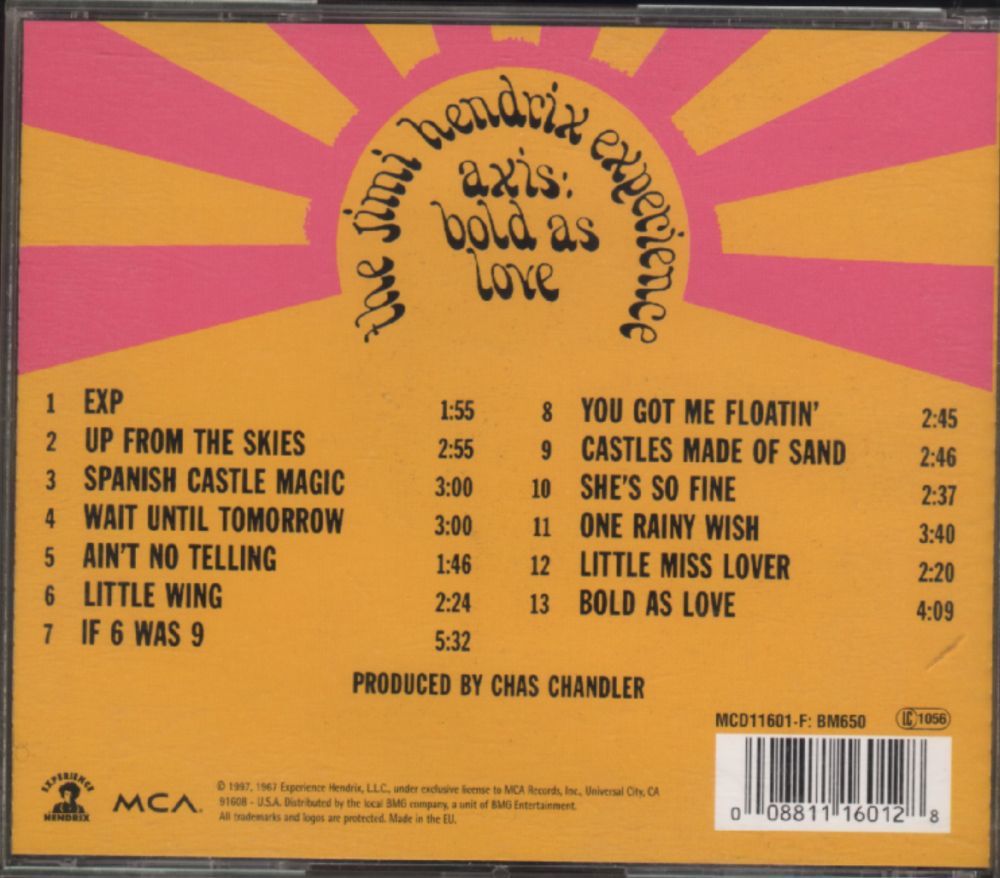 back - Discografia J.Hendryix