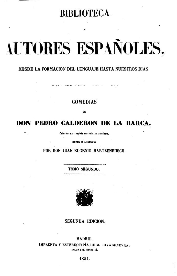 calderon - Comedias de Don Pedro Calderon de la Barca