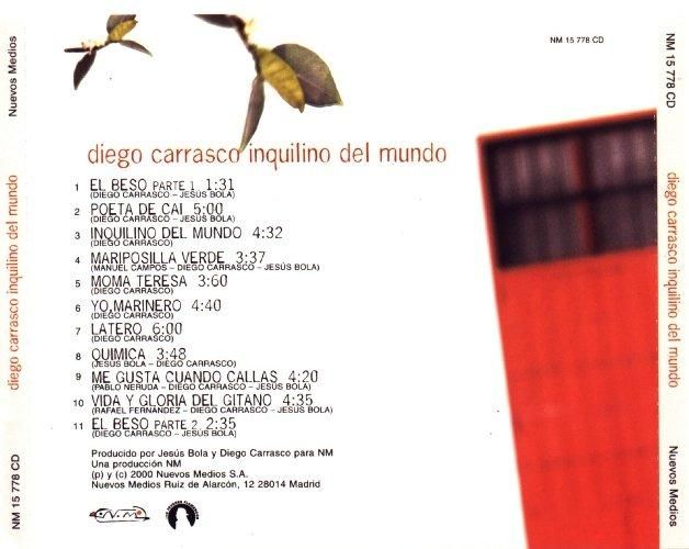 diego2 - Diego Carrasco - Inquilino del Mundo (2000) MP3