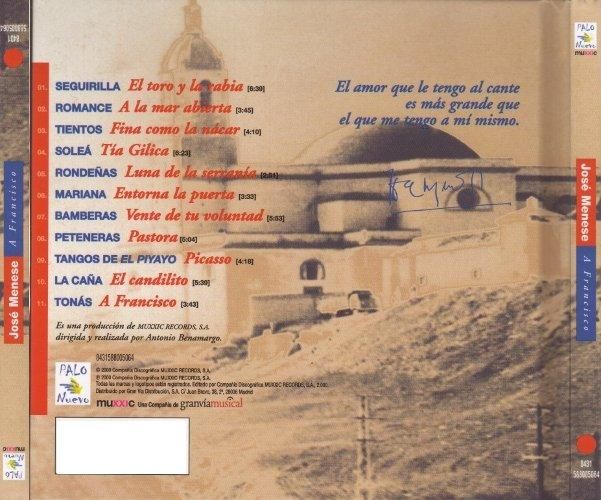fran2 - José Menese - A Francisco (2000) MP3