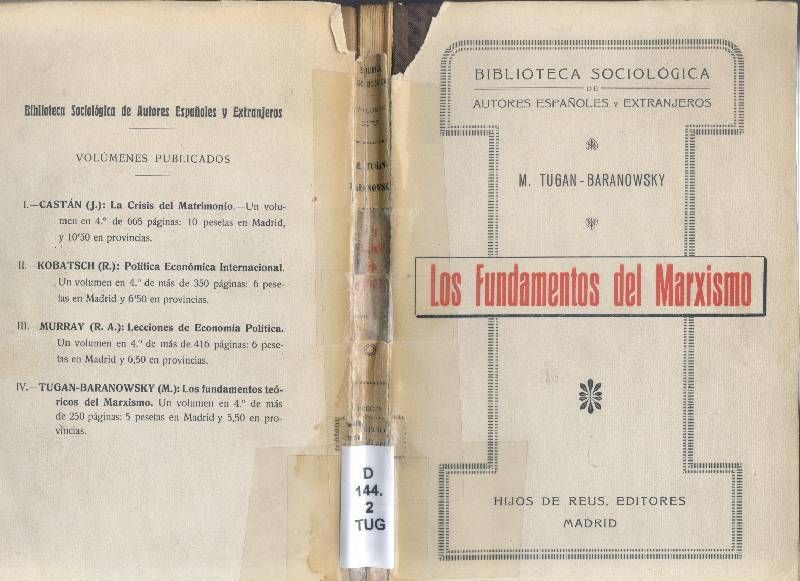 fundamentos 1 - Los fundamentos teóricos del marxismo - Tougan Baranowski