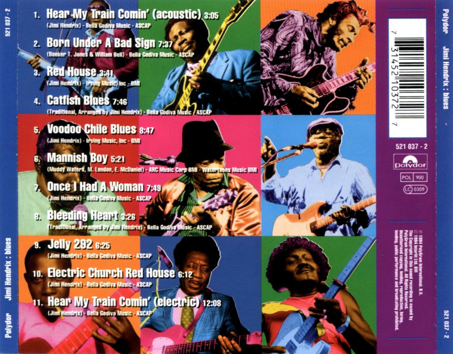 hendrix jimi blues back - Discografia J.Hendryix