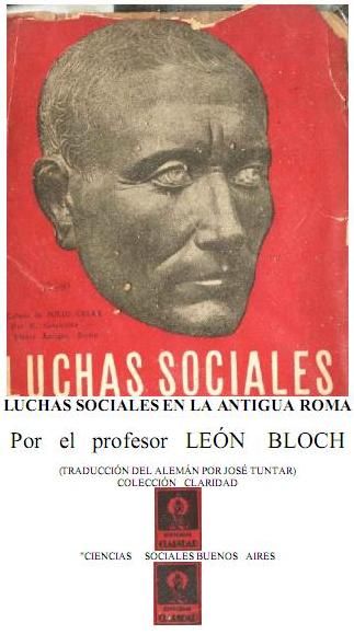 luchas2Bsociales - Luchas sociales en la Antigua Roma - León Bloch