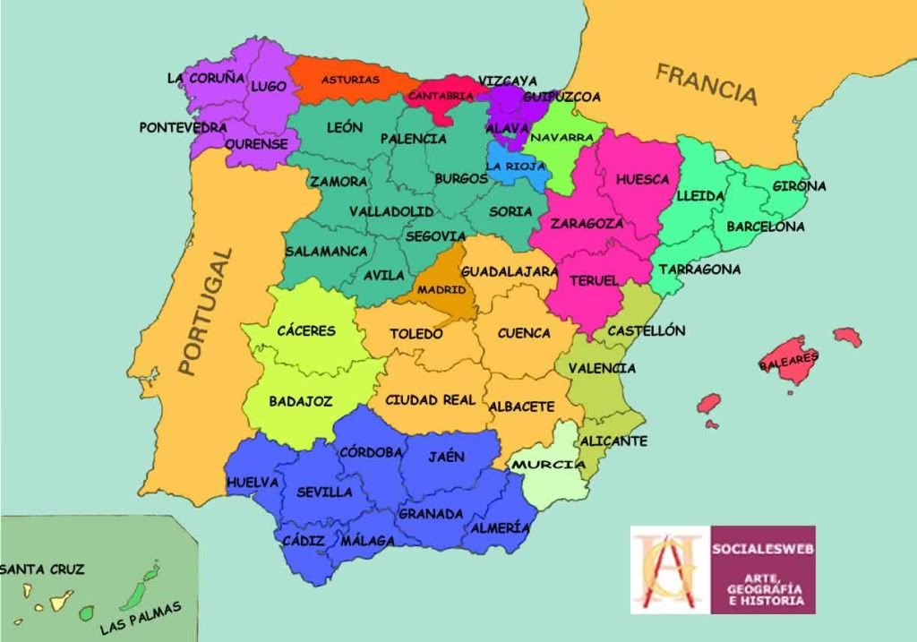mapaprovincias - COMUNIDADES AUTONOMAS (Pc interactivo) Primaria
