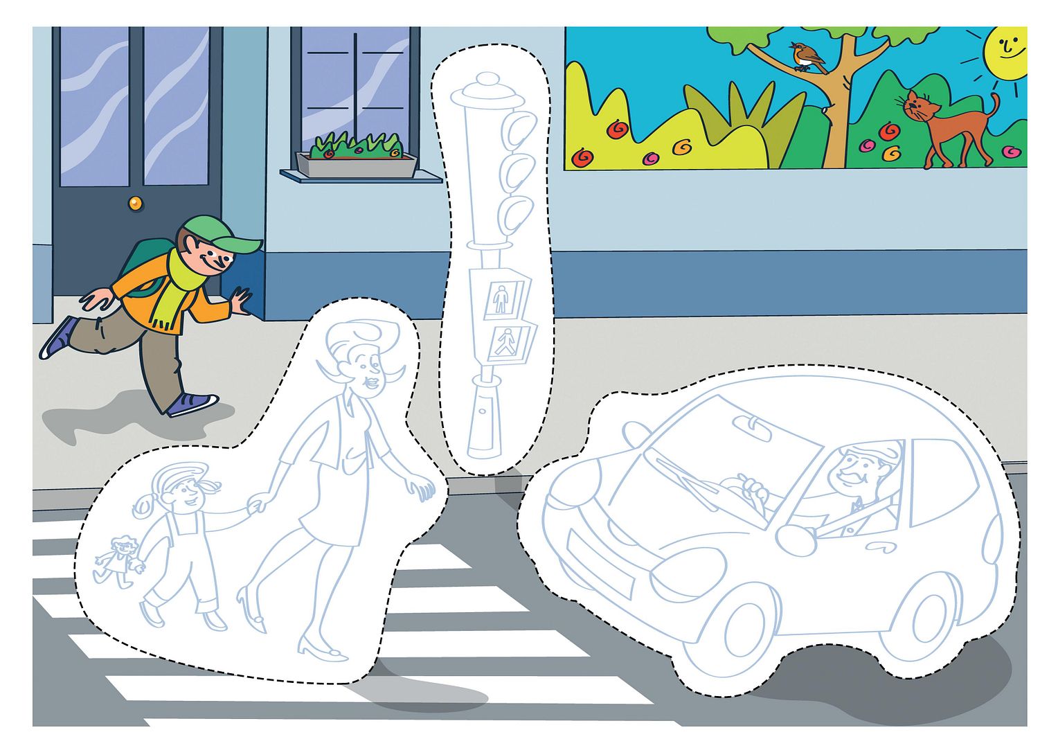 recortable2 - Recortables (Seguridad Vial para niños)