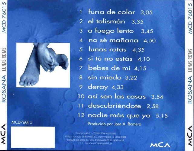 rosana2 - Rosana - Lunas Rotas (1996) MP3