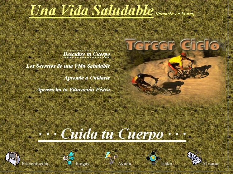 unavidasaludable - Una vida saludable (Educacion Fisica Primaria y Secundaria) (PC Interactivo)
