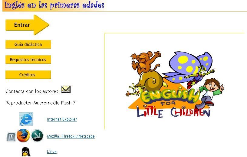 ingles - English for Little children. Ingles en las primeras edades (Preescolar) (Pc Interactivo)