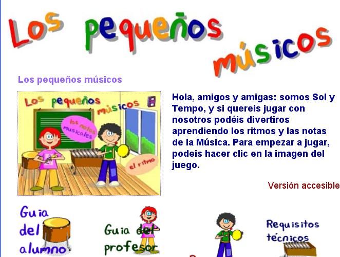 musicos - Los pequeños músicos (Pc Interactivo)