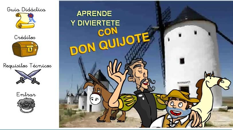 quijote 1 - Aprende y diviértete con Don Quijote (6-8 Años) (Pc Interactivo)