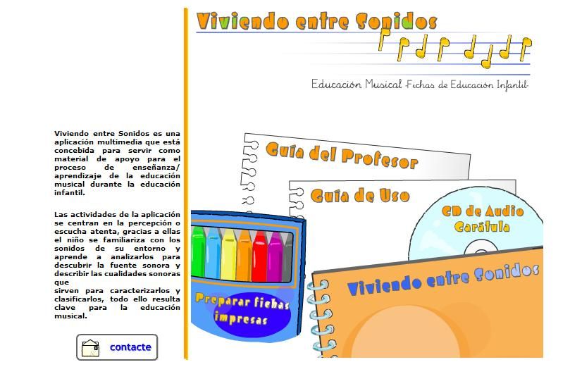 sonidos - Viviendo entre Sonidos (Educacion Musical Infantil) (PC Interactivo)