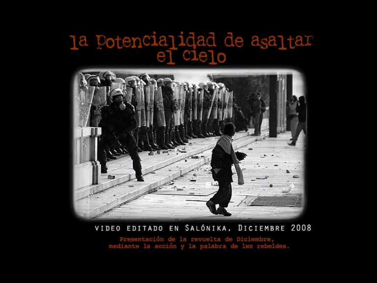 vlcsnap1737928 - La potencialidad de asaltar el cielo (Revueltas en Grecia) Dvdrip VOSE
