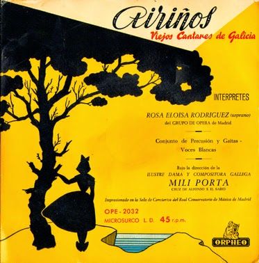 Portada1 - Airiños. Viejos cantares de Galicia (EP)